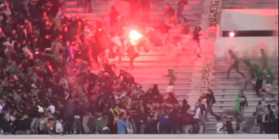 Affrontements des ultras du Raja.