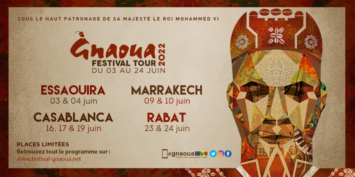 Gnaoua Festival Tour : et voici la programmation
