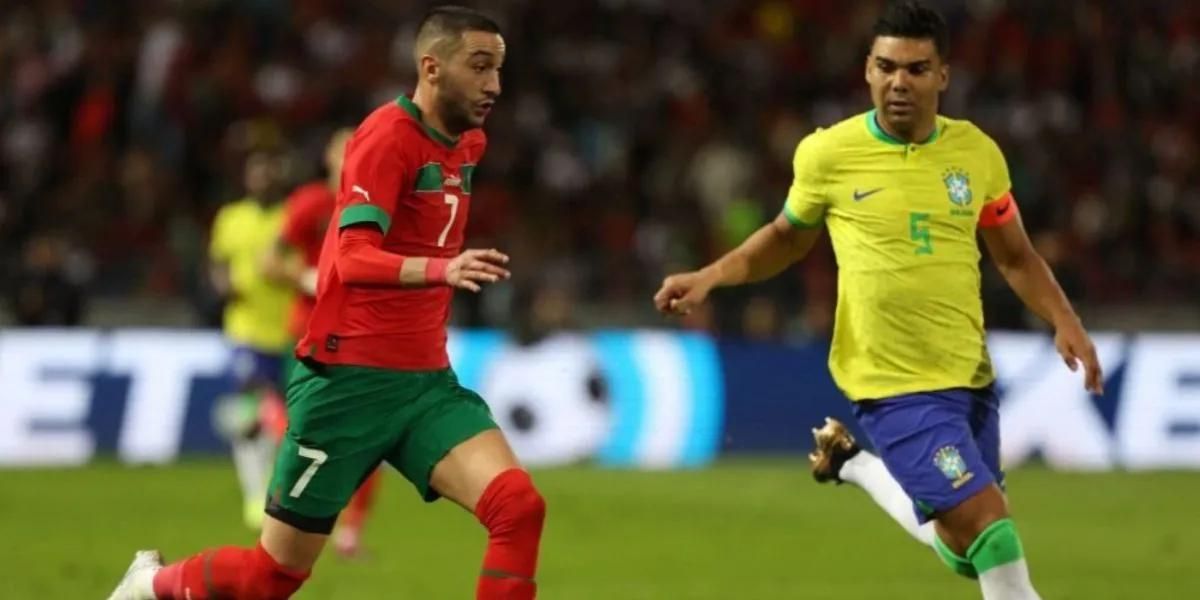 Le Maroc s’impose pour la première fois de son histoire face au Brésil (VIDEOS)
