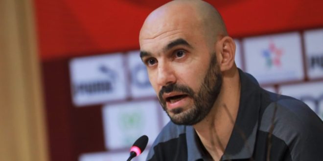Walid Regragui encense Badou Zaki avant le match Niger-Maroc