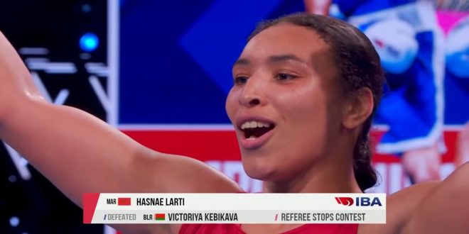 Mondiaux de boxe féminine : la Marocaine Hasna Larti remporte la médaille de bronze