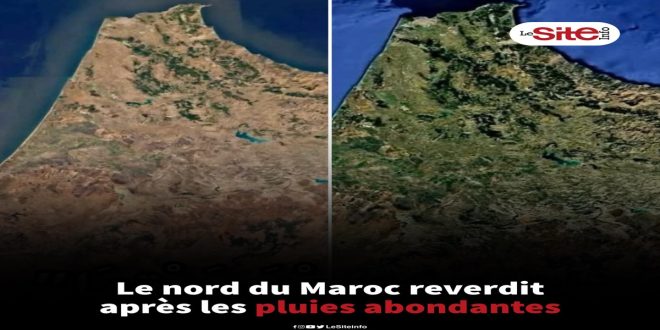 Quand la pluie transforme le paysage marocain : l’avant/après en images