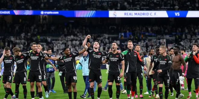 Ligue des Champions: revivez l’élimination du Real Madrid contre Arsenal (VIDEO)