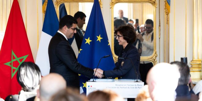 Festival du livre de Paris : entretiens bilatéraux entre Bensaid et Dati