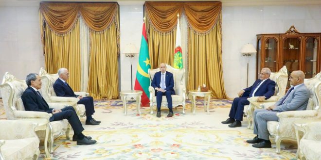 Le Président mauritanien reçoit le président de la Chambre des représentants