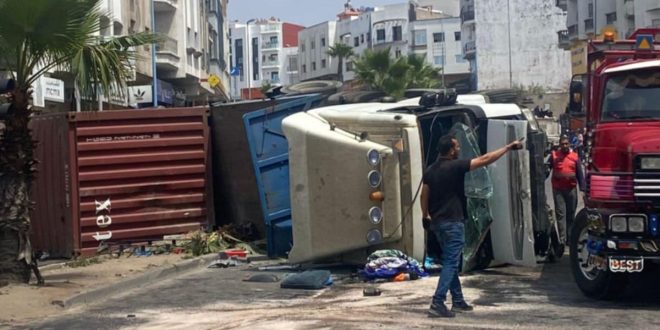Casablanca : plusieurs voitures percutées par un camion, 15 blessés