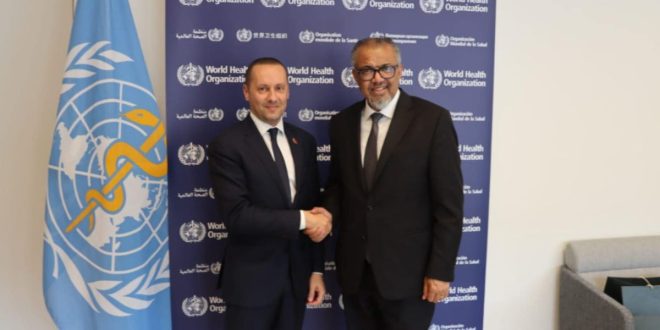 Le ministre de la Santé s’entretient avec le DG de l’OMS