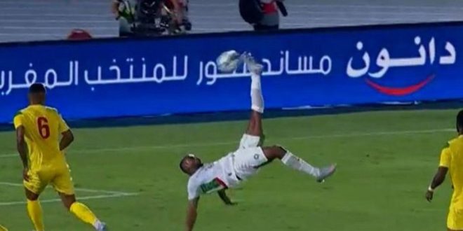 Vidéo : le retourné acrobatique sensationnel d’Ayoub El Kaabi contre le Bénin