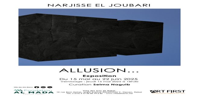 L’exposition « ALLUSION… » de Narjisse El Joubari : un voyage géométrique entre ciel et volumes
