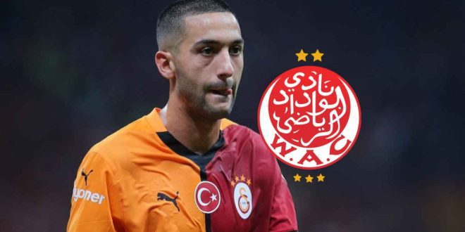Le Wydad dément tout contact avec Hakim Ziyech