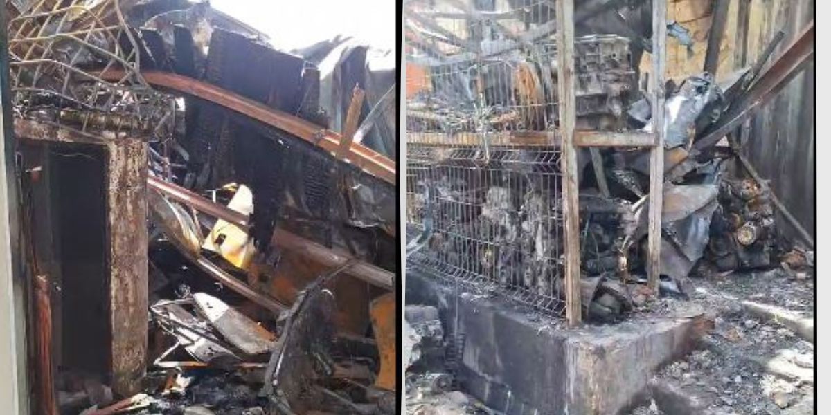 Casablanca: terrible incendie à souk Salmiya