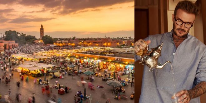 David Beckham revient à Marrakech pour la promo de sa marque de lunettes (VIDEO)
