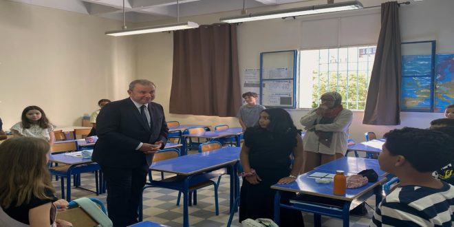 Rentrée 2025-2026 : Christophe Lecourtier à l’école Berchet de Tanger (PHOTOS)