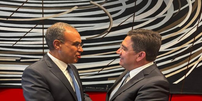 Nasser Bourita rencontre son homologue égyptien à le Caire