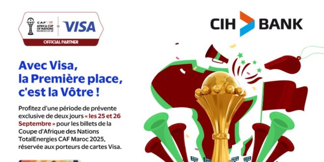 CIH BANK célèbre la CAN 2025 avec la carte DIMA MAGHRIB