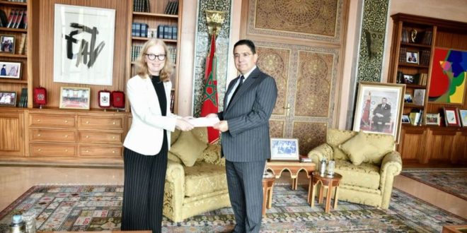 Nasser Bourita reçoit les lettres de créance de la nouvelle ambassadrice de Suède au Maroc