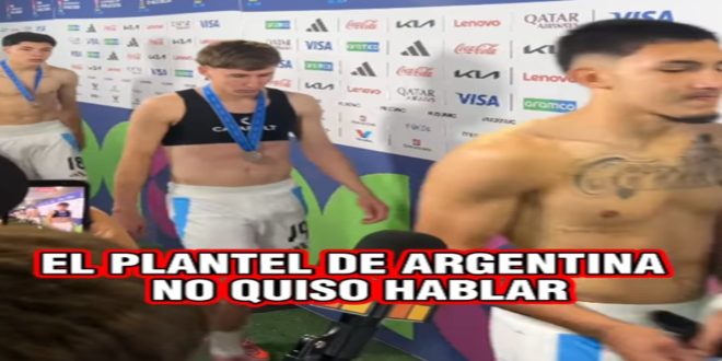 En vidéo : aucun joueur argentin ne s’exprime après la finale