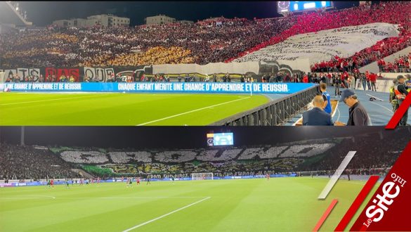 WAC-RCA : un derby marqué par la créativité des tifos (VIDEO)