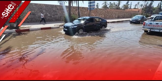 Marrakech : la rupture d’une canalisation bloque la circulation (VIDEO)