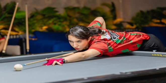 Yasmine Eythrib, première marocaine double championne arabe au 9 Ball et 10 Ball