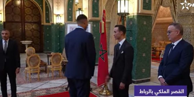 En vidéo: les joueurs U20 reçus par le prince Moulay El Hassan