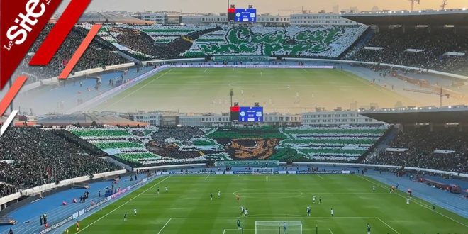 Le magnifique tifo du Raja face à Dcheira (VIDEO)