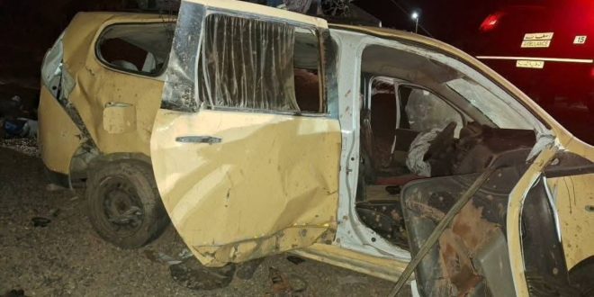 Terrible accident sur la route de Marrakech