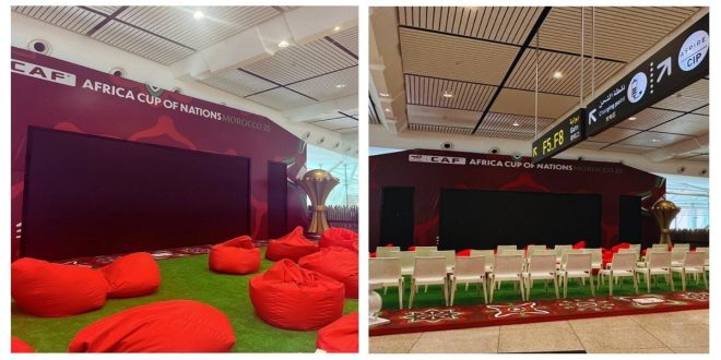 CAN 2025 : des fan zones installées dans les aéroports marocains (PHOTOS)
