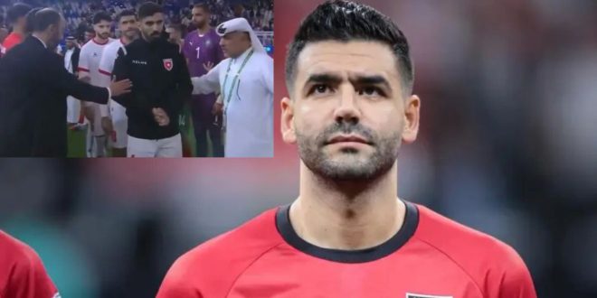 Un joueur Jordanien présente ses excuses à Tarik Sektioui