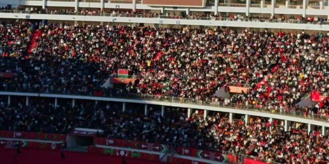 Les Egyptiens remercient les Marocains après le match face à l’Afrique du Sud