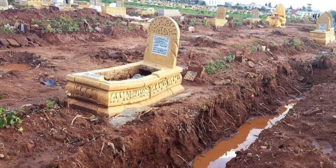 Inondations : le cimetière Al Ghofrane sous les eaux à Casablanca