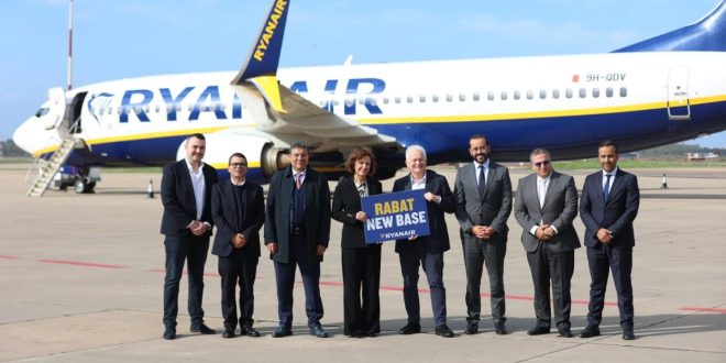 Ryanair ouvre une nouvelle base à Rabat