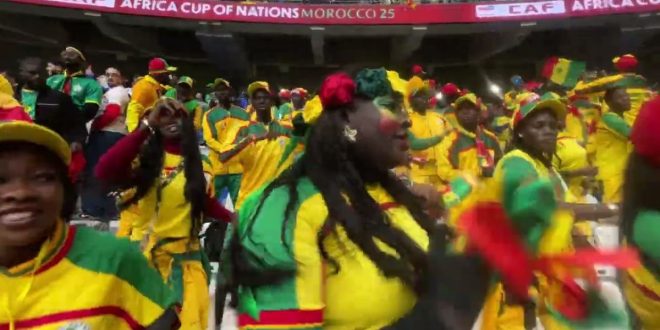 CAN 2025 : les supporters du Sénégal font le show au Grand Stade de Tanger (VIDEO)