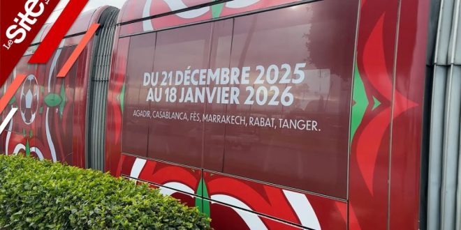 Fans zones, tramway relooké, drapeaux… Rabat et Salé prêtes pour la CAN 2025 (VIDEO)