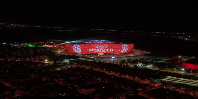 Rabat. ONMT : le stade Moulay Abdellah aux couleurs de « Maroc, Terre de Lumière »
