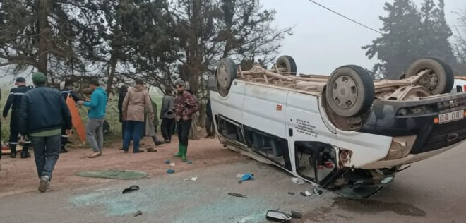 Grave accident de la route à Chtouka Aït Baha