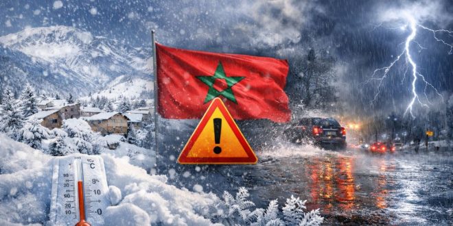 Nouvelle alerte météo rouge au Maroc: les villes où il va pleuvoir et neiger