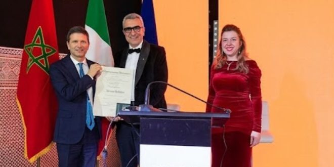 Hicham Lahlou décoré Chevalier de l’Ordre du Mérite de la République Italienne