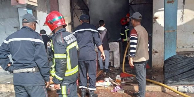 Bouskoura : un incendie ravage une usine de chocolat