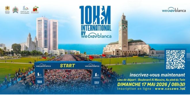 Casablanca : Le 10 km International lance son édition 2026