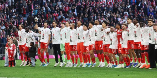 Le Bayern Munich sacré champion d’Allemagne pour la 35ème fois