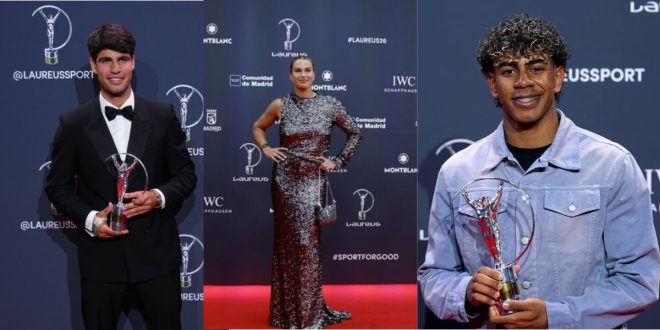 Laureus Awards 2026 : Alcaraz, Yamal et le PSG couronnés à Madrid (VIDEOS)