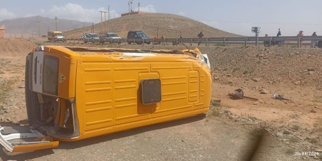Ouarzazate: près de 20 élèves blessés dans un accident de bus scolaire