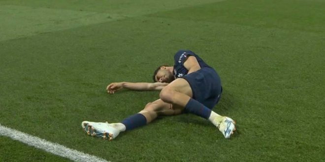 Blessure d’Achraf Hakimi face au Bayern: ce que l’on sait