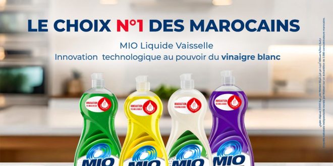 La marque marocaine MIO élue « Produit de l’Année 2026 » dans la catégorie liquide vaisselle