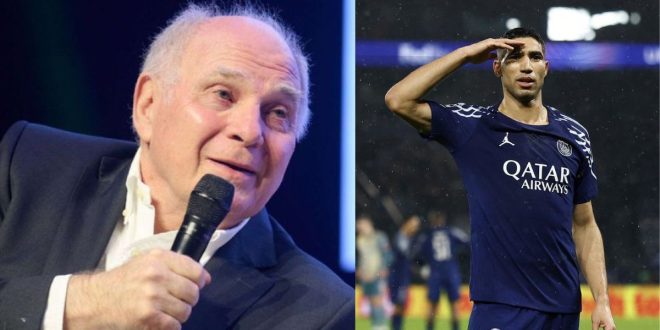 Le président d’honneur du Bayern Munich admire Hakimi : « On le recruterait immédiatement »