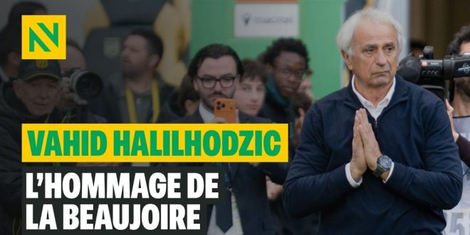 En pleurs, Vahid Halilhodžić fait ses adieux au FC Nantes (VIDEO)