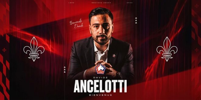 Lille : le fils de Carlo Ancelotti nommé entraîneur principal pour deux ans