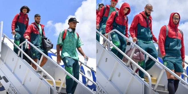 Maroc-Haiti: les Lions de l’Atlas sont arrivés à Atlanta (PHOTOS)