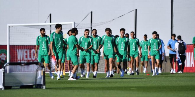 Lions de l’Atlas : première séance d’entraînement au New Jersey (VIDEO)